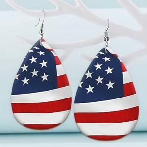 4th of July earrings